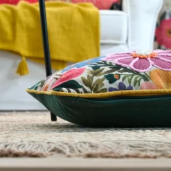 Coussin rectangulaire coton (30 x 50 cm) Betty Multicolore