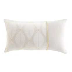 Coussin rectangulaire coton (30 x 50 cm) Maho Blanc