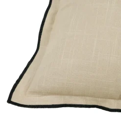 Coussin rectangulaire coton (40 x 60 cm) Helios Ecru