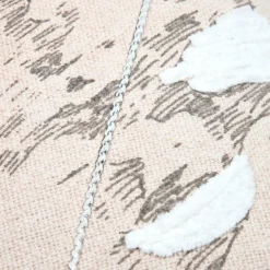 Coussin rectangulaire en coton (30 x 50 cm) Villard Écru