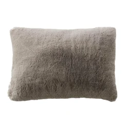 Coussin rectangulaire fausse fourrure (40 x 60 cm) Finn Taupe
