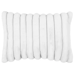 Coussin rectangulaire fausse fourrure (50 x 80 cm) Polary Blanc