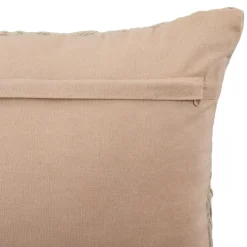 Coussin rectangulaire gaze de coton (38 x 58 cm) Letho Beige