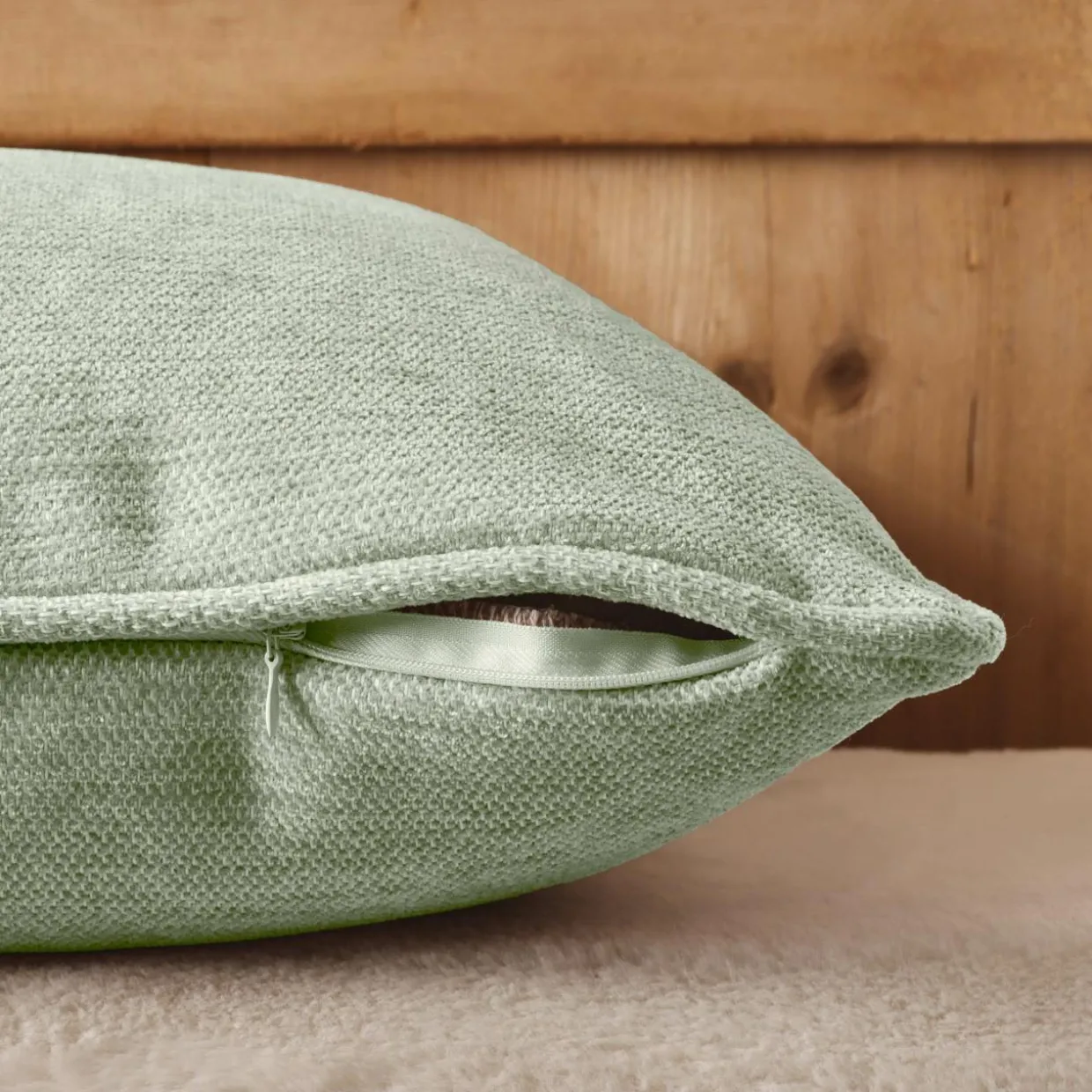 Coussin rectangulaire tissé (40 x 60 cm) Magnus Vert eucalyptus