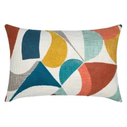 Coussin rectangulaire tufté (40 x 60 cm) Blokken Multicolore