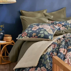 Coussin rectangulaire velours (40 x 60 cm) Dolores Rose