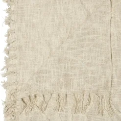 Couvre-lit coton (260 x 240 cm) Daisy Beige