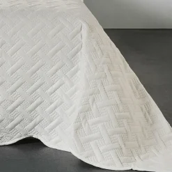 Couvre-lit et taie d'oreiller (180 x 240 cm) Californie Beige