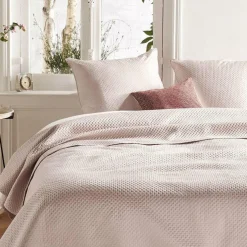 Couvre-lit et taies d'oreiller (240 x 260 cm) Dolce Rose