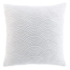 Couvre-lit matelassé et deux taies d'oreiller (240 x 260 cm) Cassandra Ecru