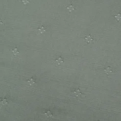 Couvre-lit matelassé et deux taies d'oreiller (260 x 240 cm) Cléo Vert sauge