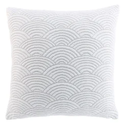 Couvre-lit matelassé et deux taies d'oreiller (220 x 240 cm) Cassandra Ecru