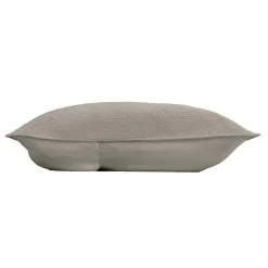 Couvre-lit matelassé et deux taies d'oreiller (240 x 260 cm) Romane Gris