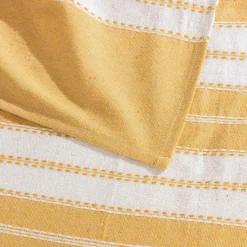 Couvre-lit polycoton (180 x 220 cm) Abby Jaune curry