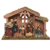 Crèche de Noël complète (H21 cm) Saint-Daniel