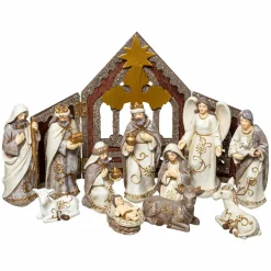 Crèche de Noël complète (H25 cm) Sainte-Nathalie