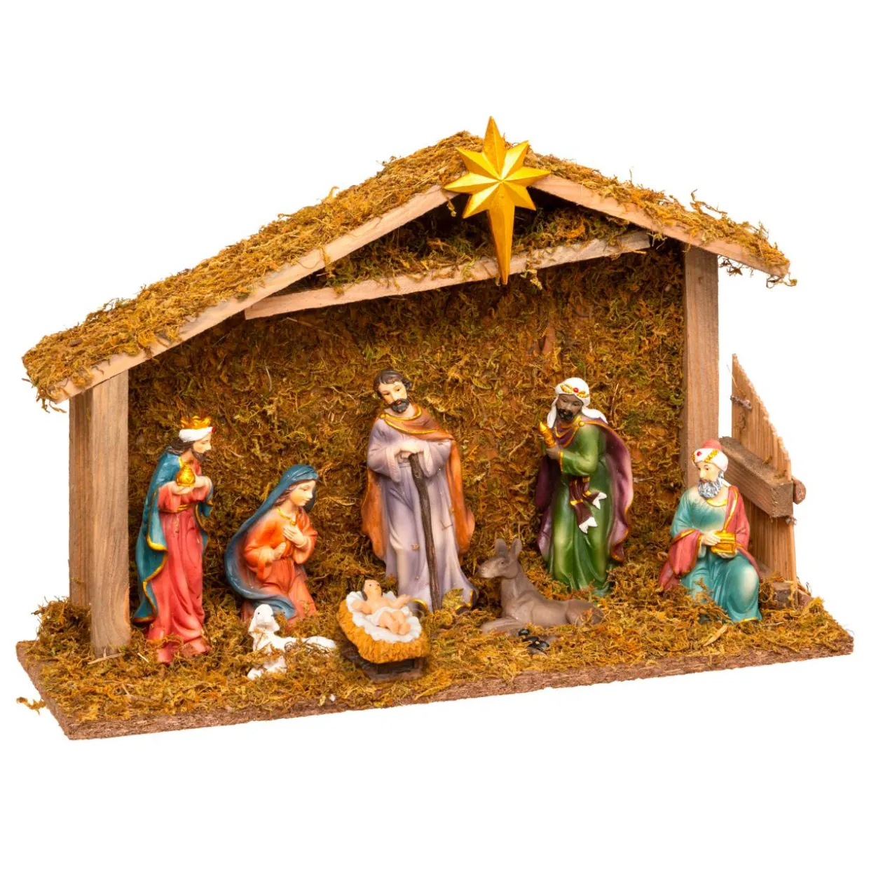 Crèche de Noël complète (H35 cm) Saint-Basile