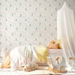 Décoration murale adhésive (130 x 260 cm) Primavera Multicolore