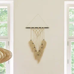 Décoration murale Macramé (H68 cm) Safari Lin