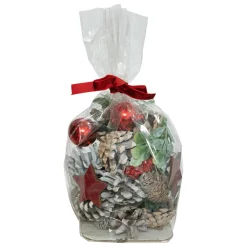 Décorations de Noël à parsemer (110 gr) Nature Rouge