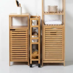 Desserte 3 niveaux bambou (H74,5 cm) Pia Naturel