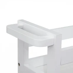 Desserte à roulettes 3 niveaux (40 x 15 x 75 cm) Colorama Blanc