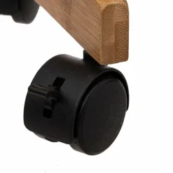 Desserte de cuisine 3 niveaux (H80 cm) Noir