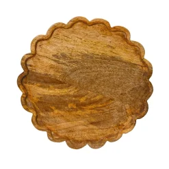 Dessous d'assiette en manguier (D30 cm) Esprit campagne Naturel