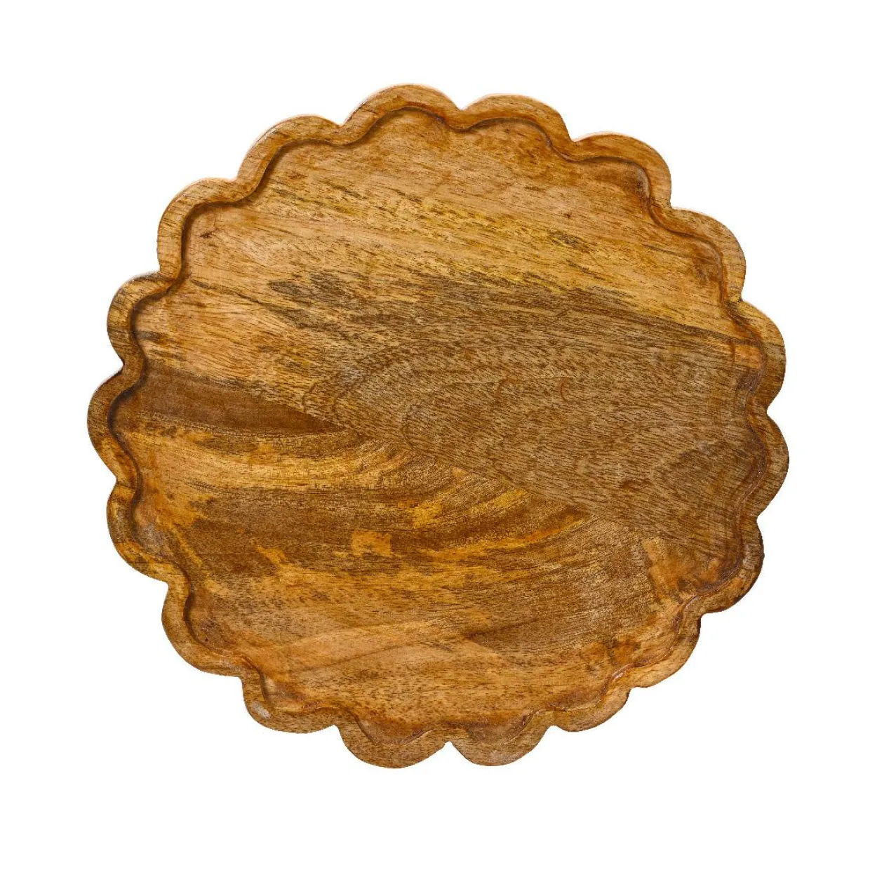 Dessous d'assiette en manguier (D30 cm) Esprit campagne Naturel