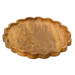 Dessous d'assiette en manguier (D30 cm) Esprit campagne Naturel