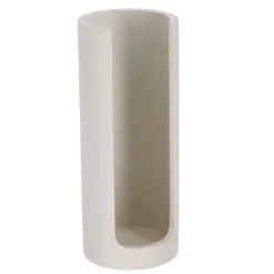 Distributeur à cotons (H17 cm) Japandi Beige