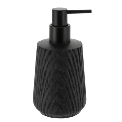 Distributeur de savon effet bois (350 ml) Scandi noir