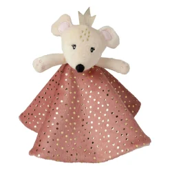 Doudou bébé (26 cm) Souris Rose