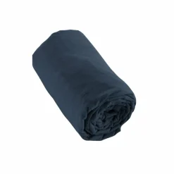 Drap housse flanelle de coton (140 x 190 cm) Théa Bleu nuit