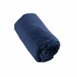 Drap housse flanelle de coton (200 x 200 cm) Nina Bleu nuit