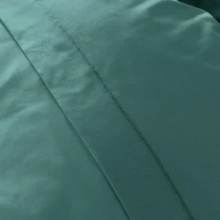 Drap housse percale de coton (200 x 200 cm) Cali Bleu canard