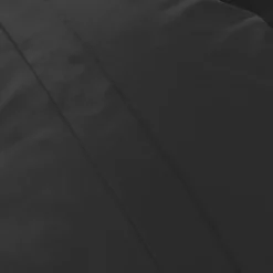 Drap housse percale de coton (90 x 200 cm) Cali Noir