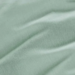 Drap housse percale de coton (140 x 200 cm) Cali Vert eucalyptus