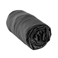 Drap housse satin de bambou (140 x 190 cm) Sienna Noir