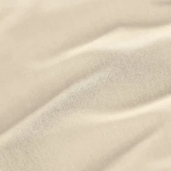 Drap plat percale de coton (180 x 290 cm) Cali Beige