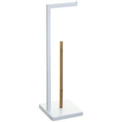 Dérouleur et Réserve papier toilette Natureo Blanc