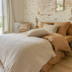 Edredon coton (90 x 220 cm) Marius Marron