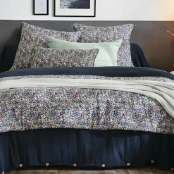 Edredon gaze de coton (90 x 200 cm) Elya Violet