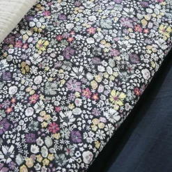 Edredon gaze de coton (90 x 200 cm) Elya Violet