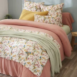 Edredon gaze de coton (90 x 200 cm) April Mullticolore