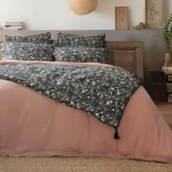 Edredon gaze de coton (90 x 200 cm) Constance Bleu nuit