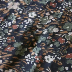 Edredon gaze de coton (90 x 200 cm) Constance Bleu nuit