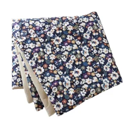 Edredon velours (90 x 220 cm) Dolores Bleu