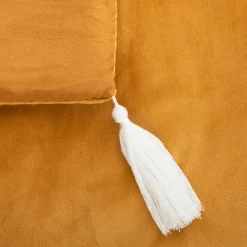 Edredon velours (80 x 180 cm) Slow Jaune ocre