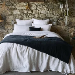 Edredon velours de coton (90 x 200 cm) Victor Bleu nuit